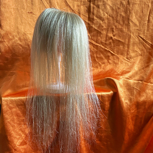 Synthetic wig platinum - synthetic,
