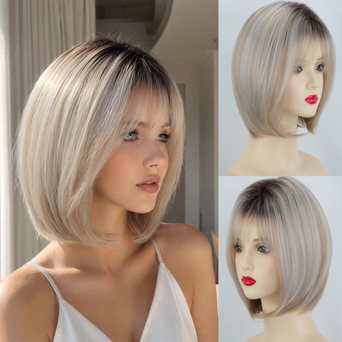 Short ash blonde - short,