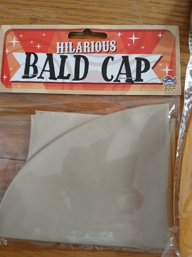 Comic bald head latex - head, cap