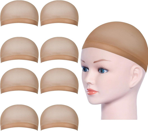 Wig caps pcs stretchy nylon - 8,