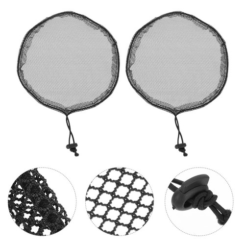 8pcs stretchy black wig net - wig,