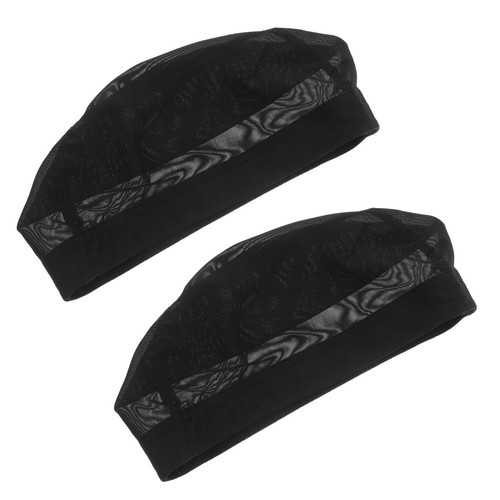 2pcs adjustable black - 2pcs, wig