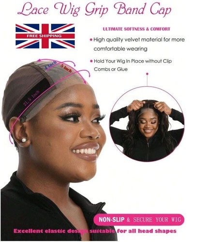 Transparent wig cap - cap, grip