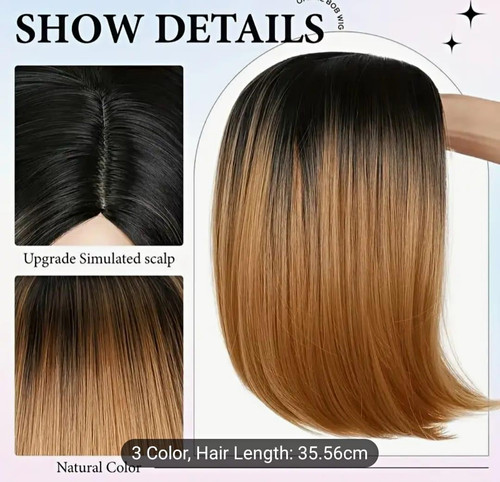 Women bob wig synthetic - women’s,