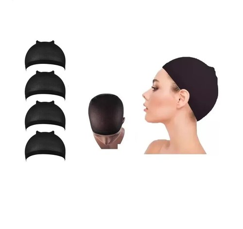 Wig cap black breathable - black,
