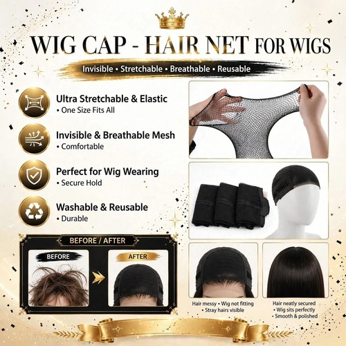 1pc invisible wig - 1pc,