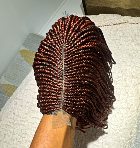 Women braided wig medium - wig,